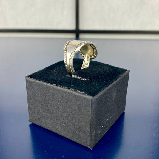 Handcrafted Silver-Plated Spoon Ring | Mizutama