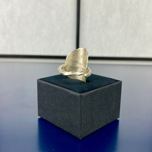 Handcrafted Silver-Plated Spoon Ring | Hana