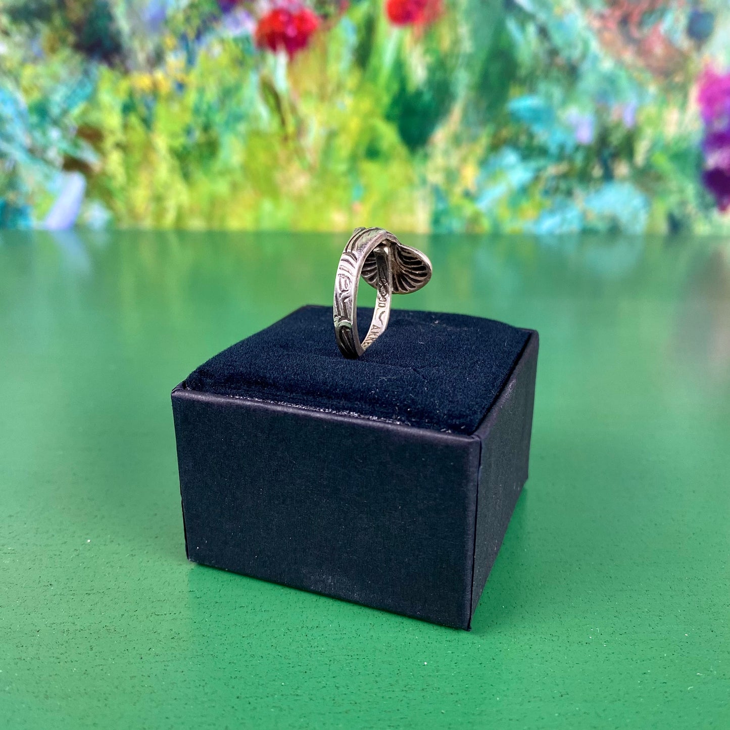 Handcrafted Silver-Plated Flower Ring | Bindweed