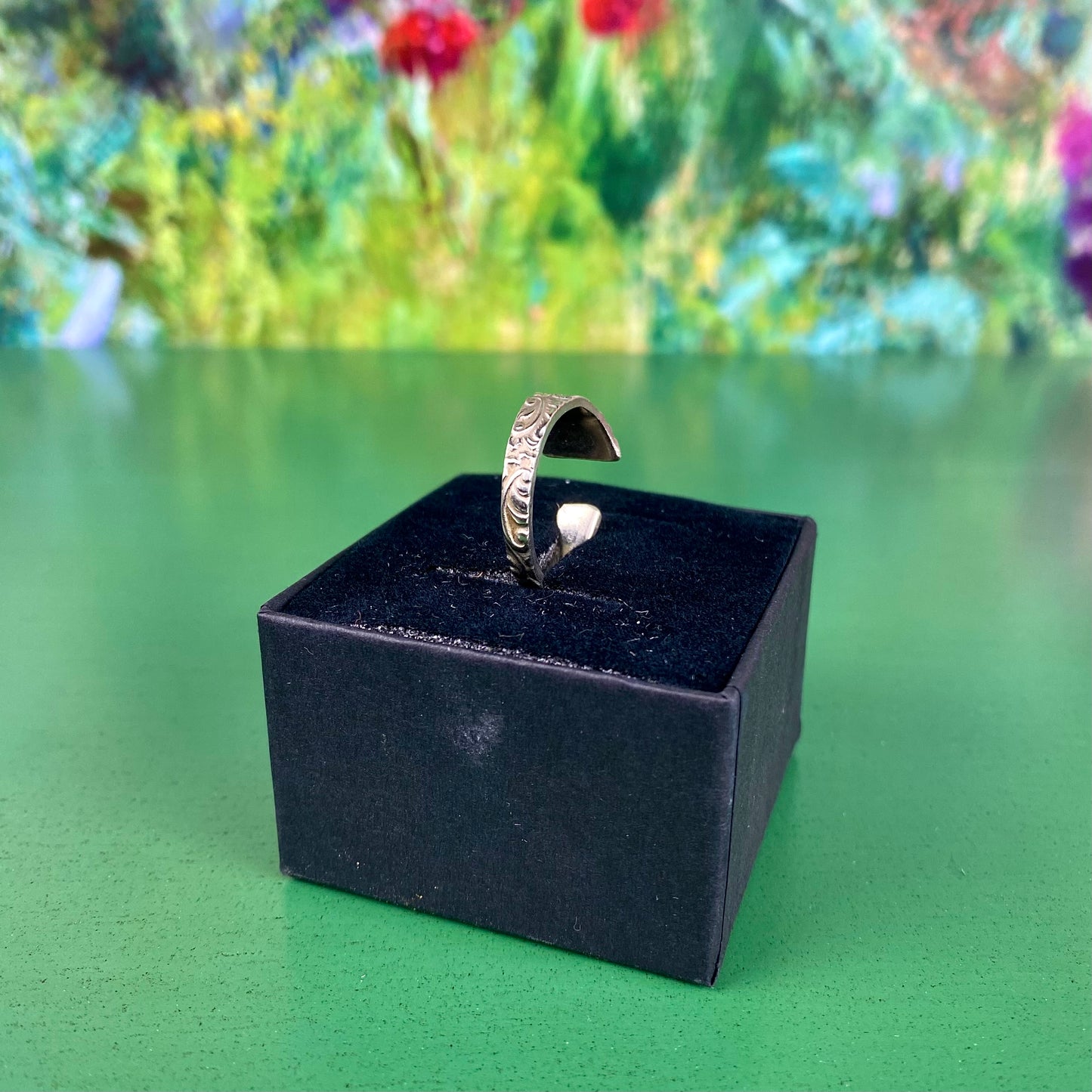 Handcrafted Silver-Plated Flower Ring | Buttercup