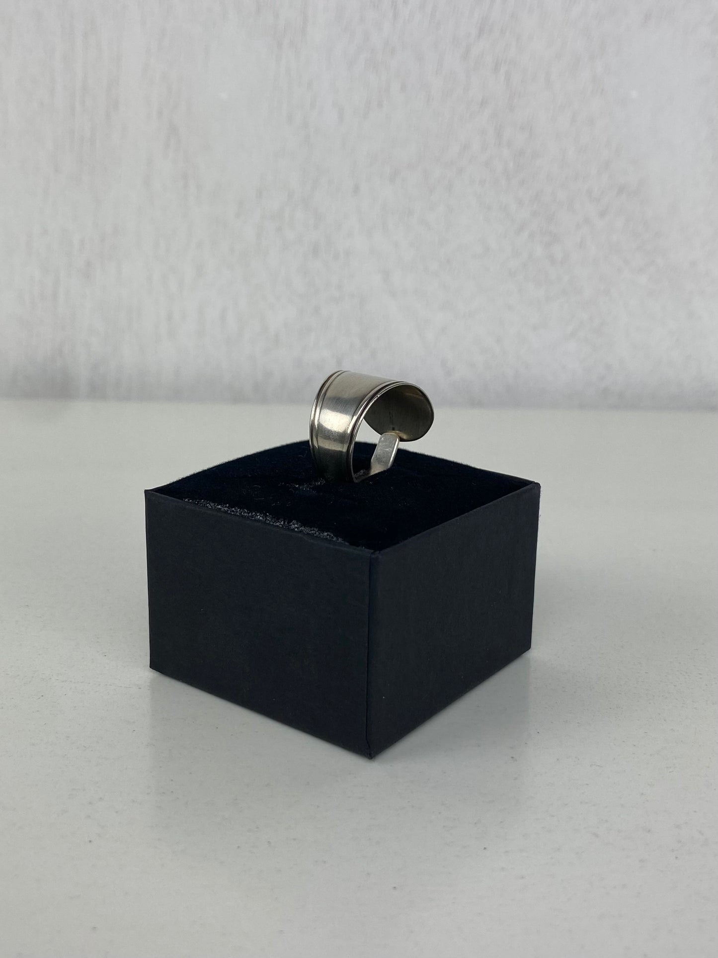 Handcrafted Silver-Plated Spoonring