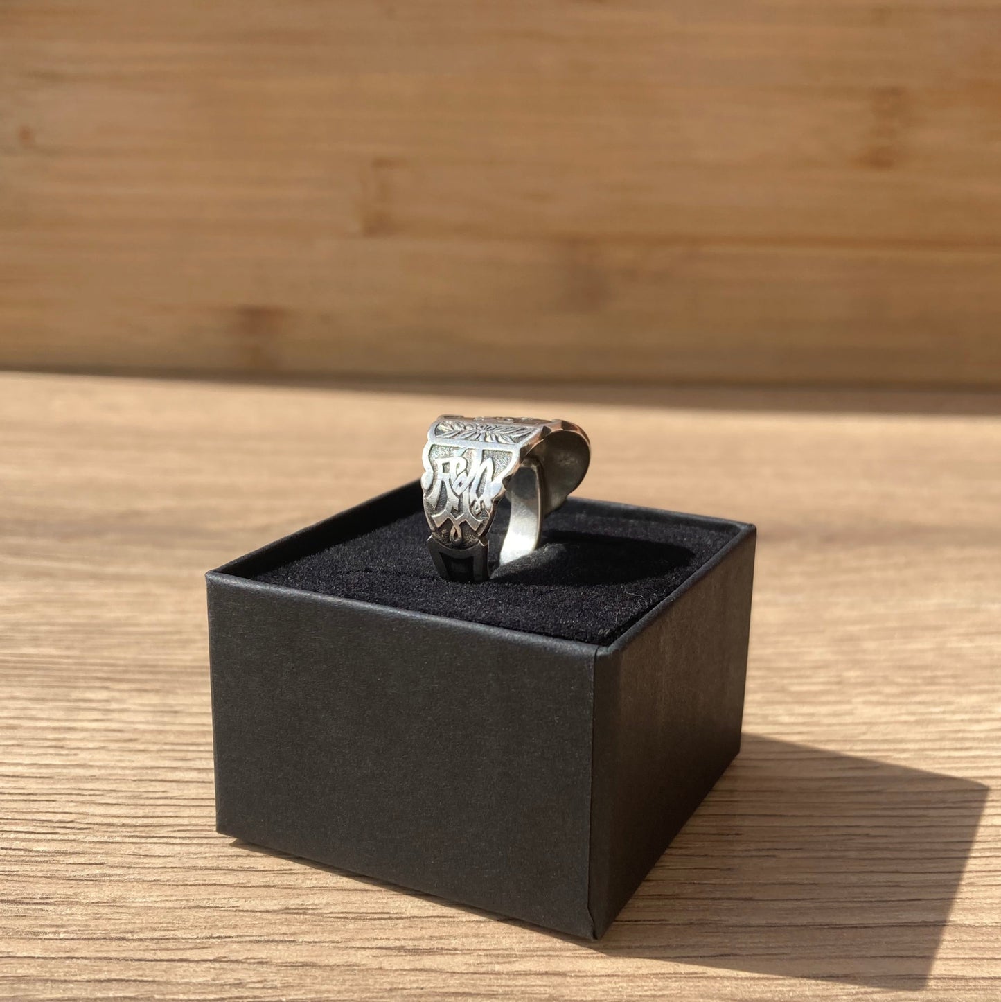 Handcafted Vintage spoonring - Silver-Plated | Hen