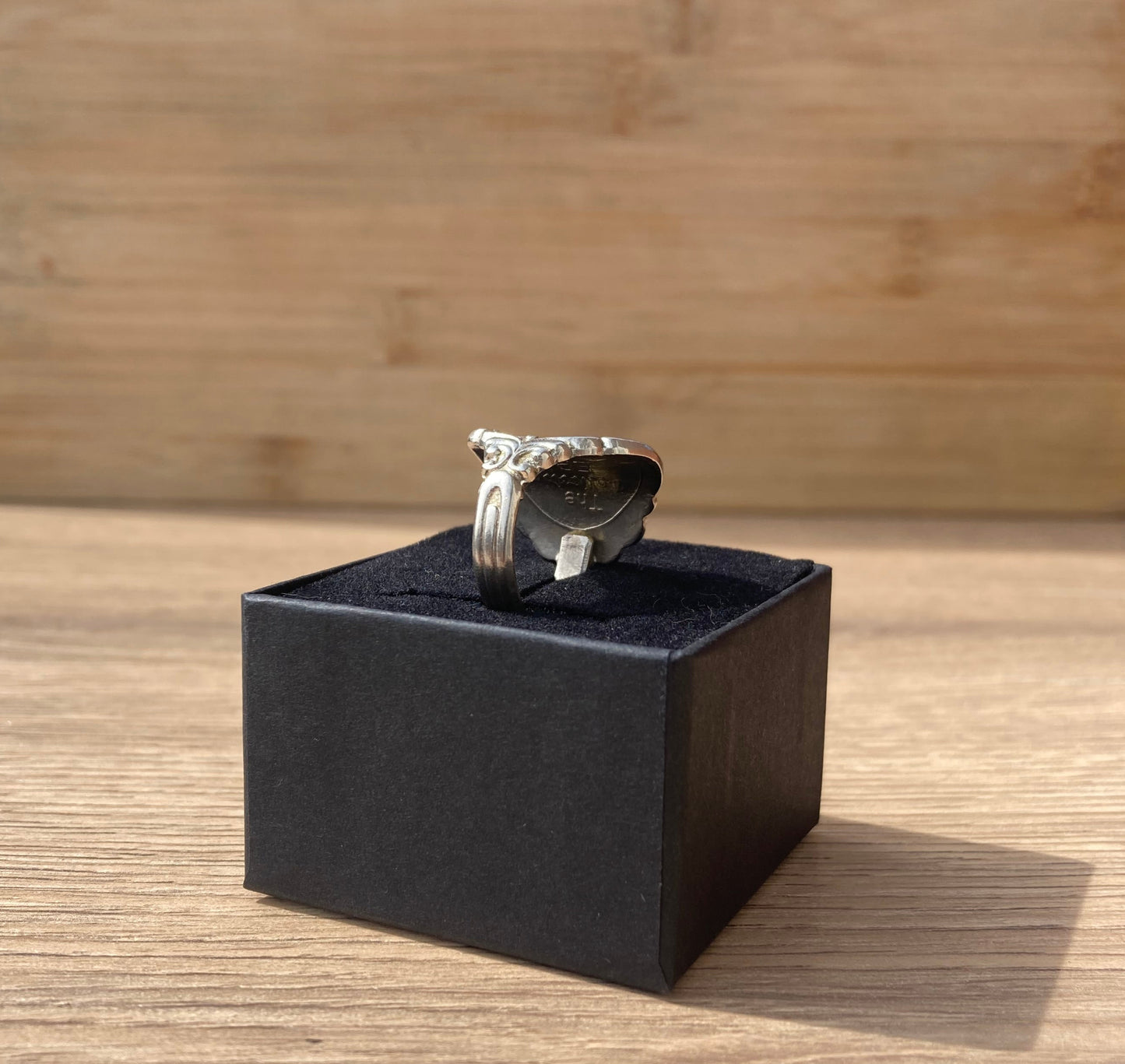 Handcrafted Vintage Spoon Ring – Stainless steel | Mirror