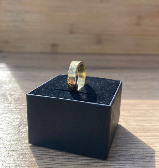 Vintage Japanese Coin Ring | Handforged from a Japanese 5 Yen Coin