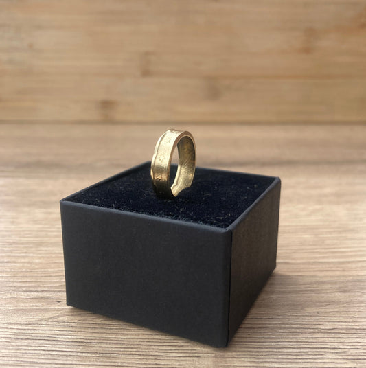 Vintage Coin Ring | Handforged from a European 20 cent coin
