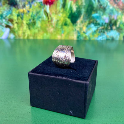Handcrafted Silver-Plated Flower Ring | Poppy