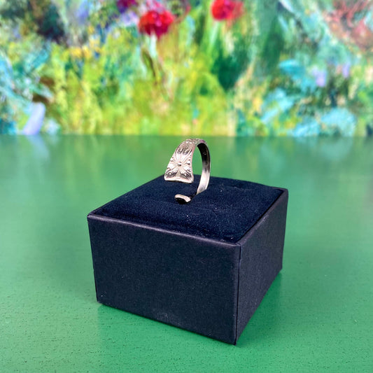 Handcrafted Silver-Plated Flower Ring | Buttercup