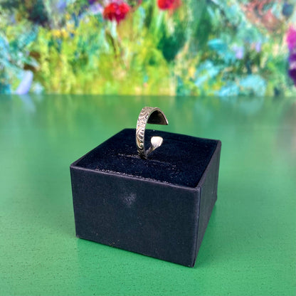 Handcrafted Silver-Plated Flower Ring | Buttercup