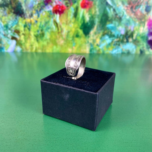 Handcrafted Silver-Plated Flower Ring | Flower Crown