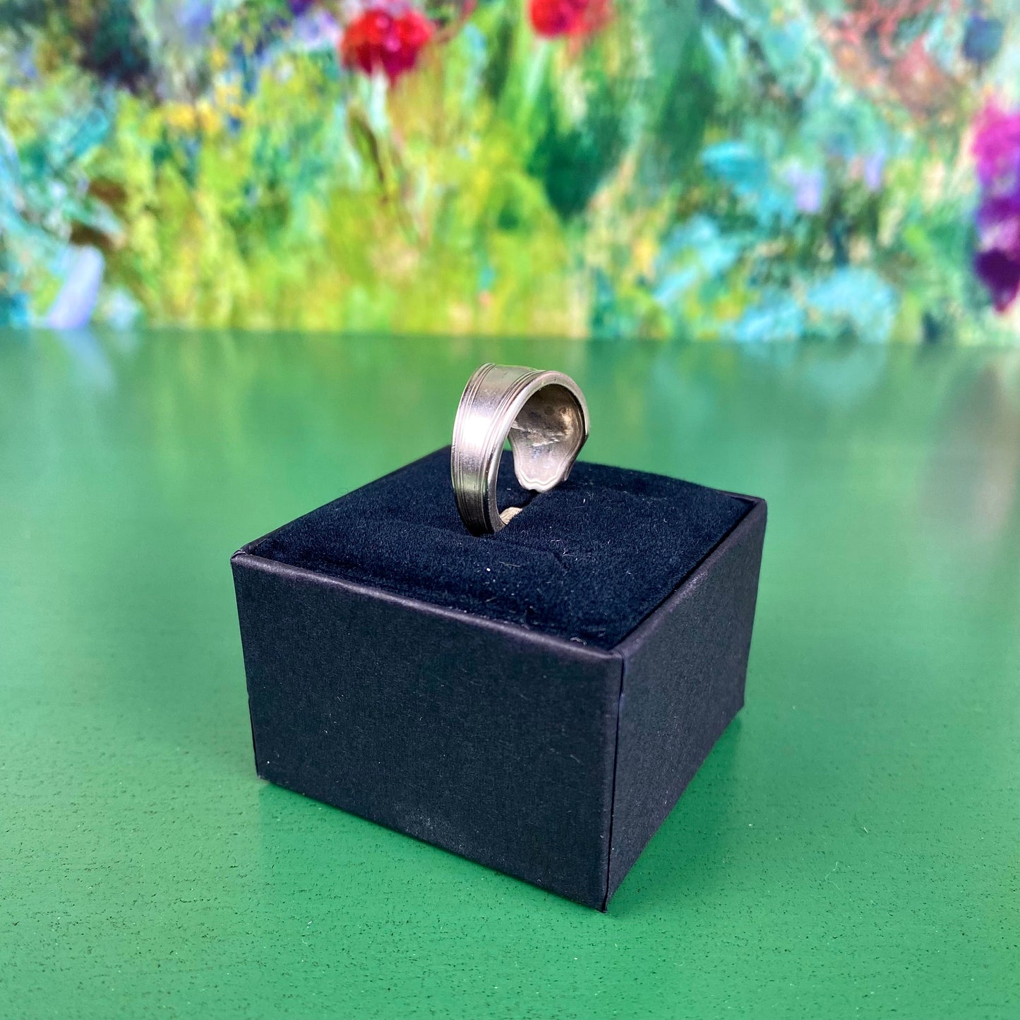 Handcrafted Silver-Plated Flower Ring | Flower Crown