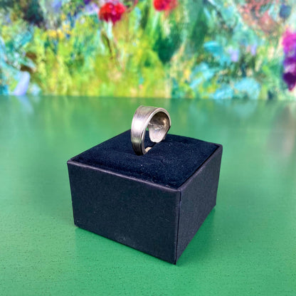 Handcrafted Silver-Plated Flower Ring | Flower Crown