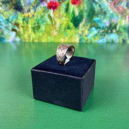 Handcrafted Silver-Plated Flower Ring | Sunflower