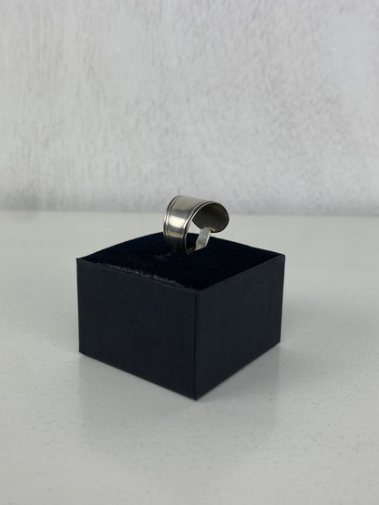 Handcrafted Silver-Plated Spoonring