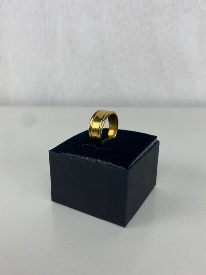 Handcrafted Gold-Plated Spoonring