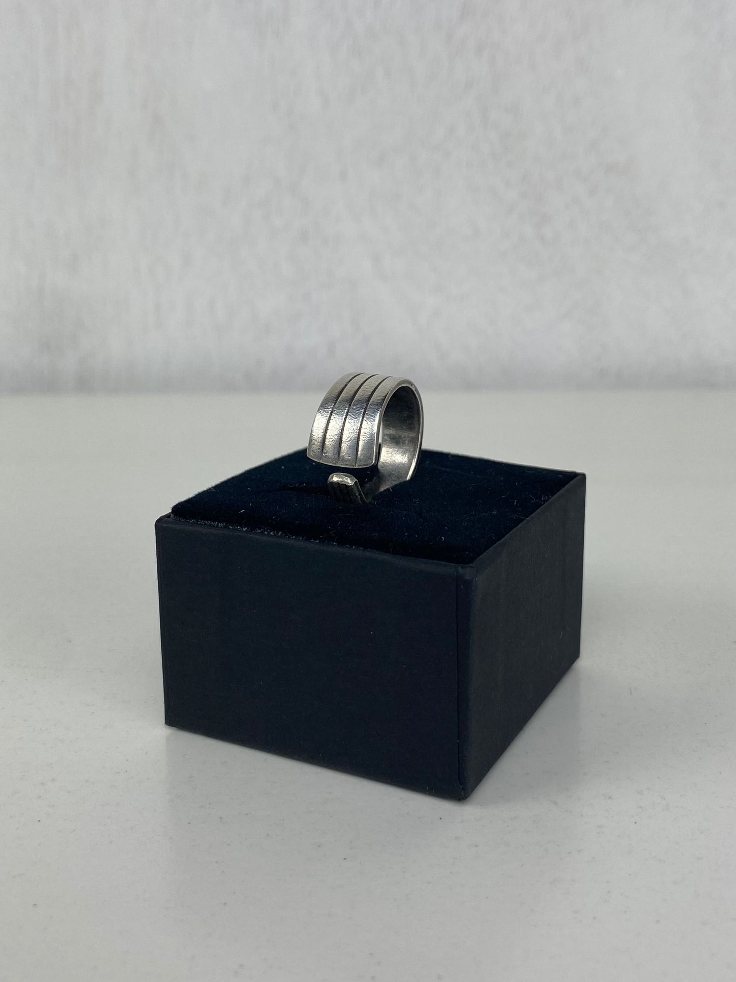 Handcrafted Silver-Plated Spoonring