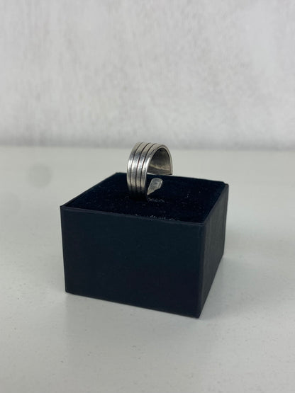 Handcrafted Silver-Plated Spoonring