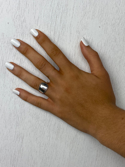 Handcrafted Silver-Plated Spoonring