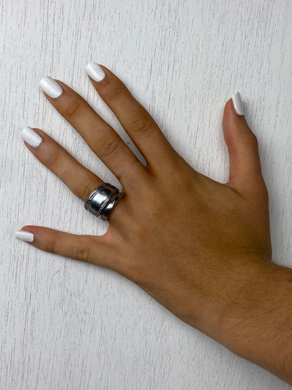 Handcrafted Stainless Steel Spiral Spoonring