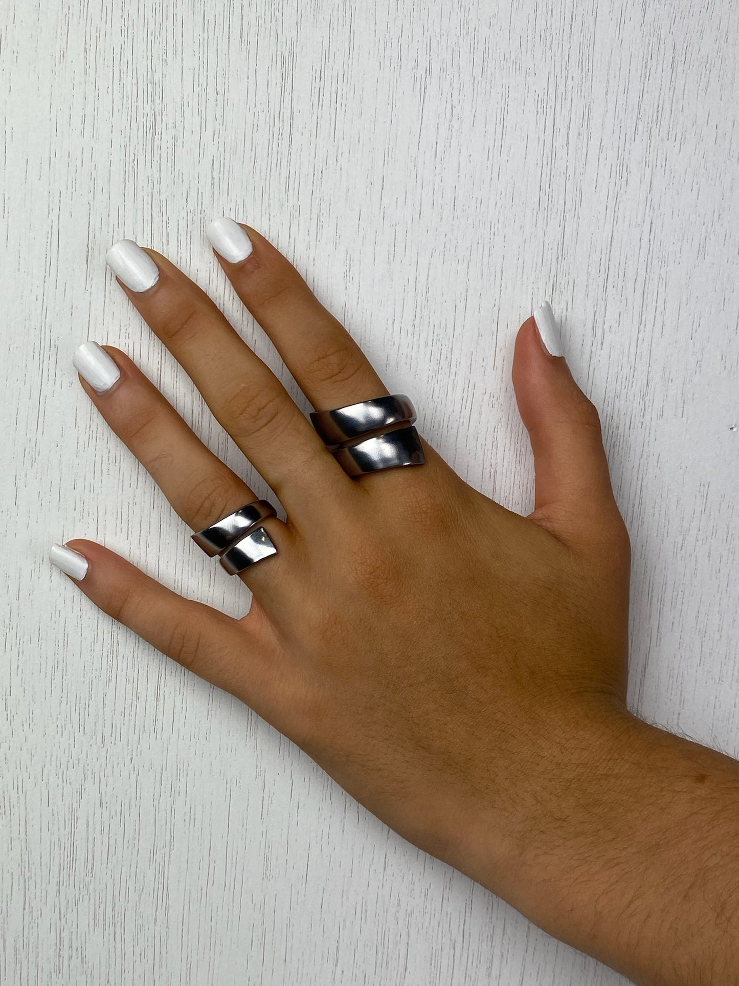 Handcrafted Stainless Steel Spoonring Set