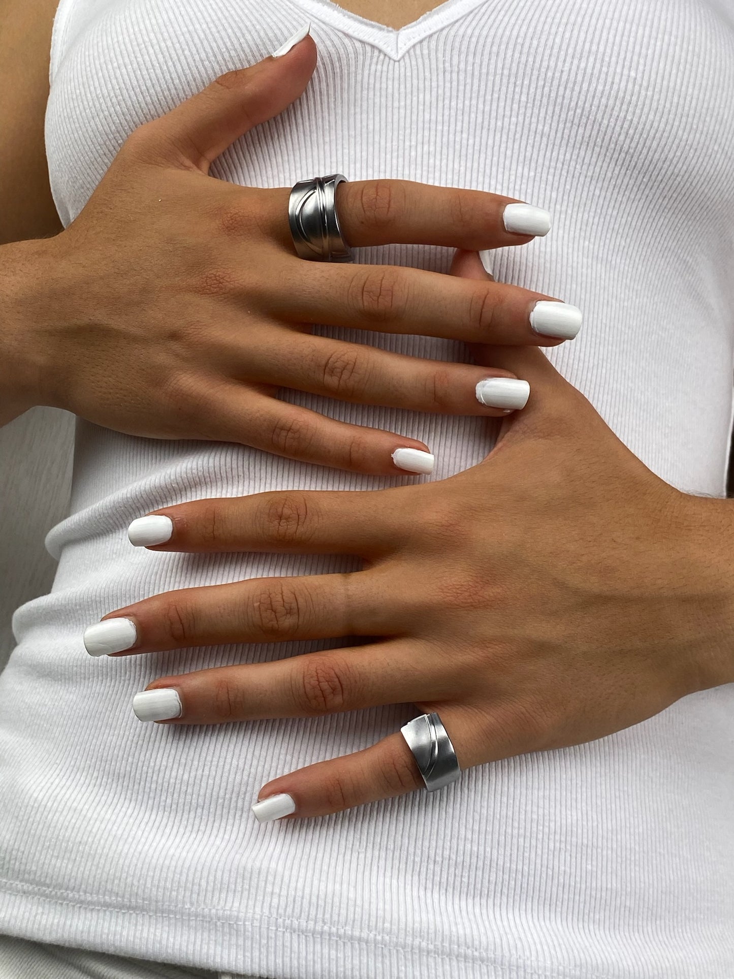 Handcrafted Stainless Steel Spoonring Set