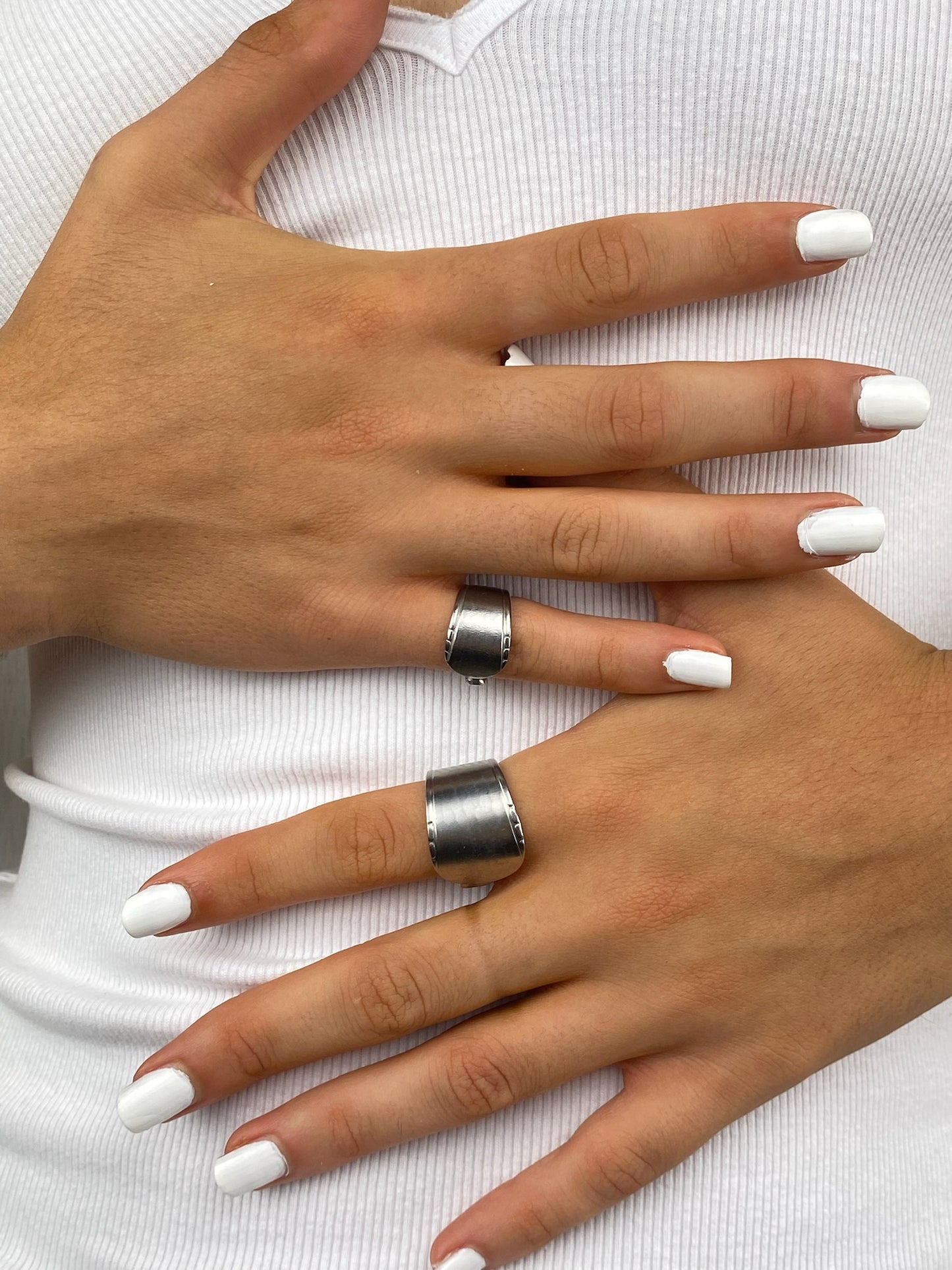Handcrafted Stainless Steel Spoonring Set