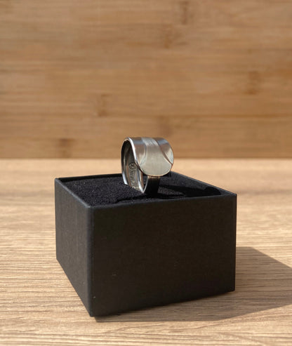 Handcrafted Vintage Spoon Ring - Stainless Steel | Osu