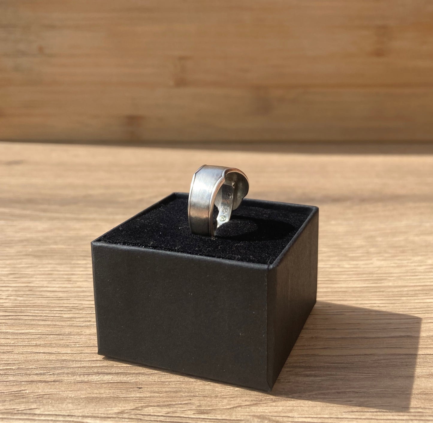 Handcrafted Vintage Spoon Ring - Silver-Plated | Kagami