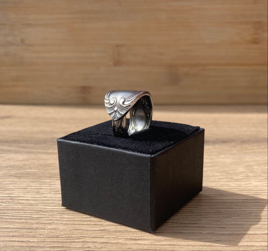 Handcrafted Vintage Spoon Ring - Stainless steel | Mystic