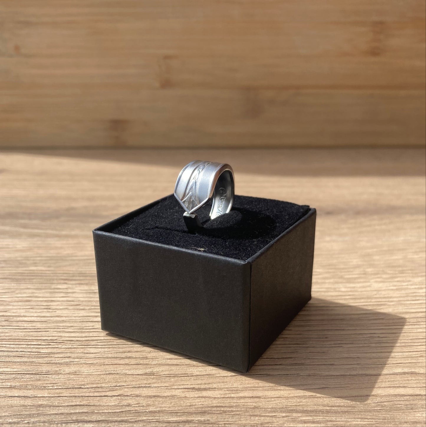 Handcrafted Vintage Spoon Ring - Stainless Steel | Arrow