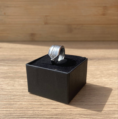 Handcrafted Vintage Spoon Ring - Stainless Steel | Arrow