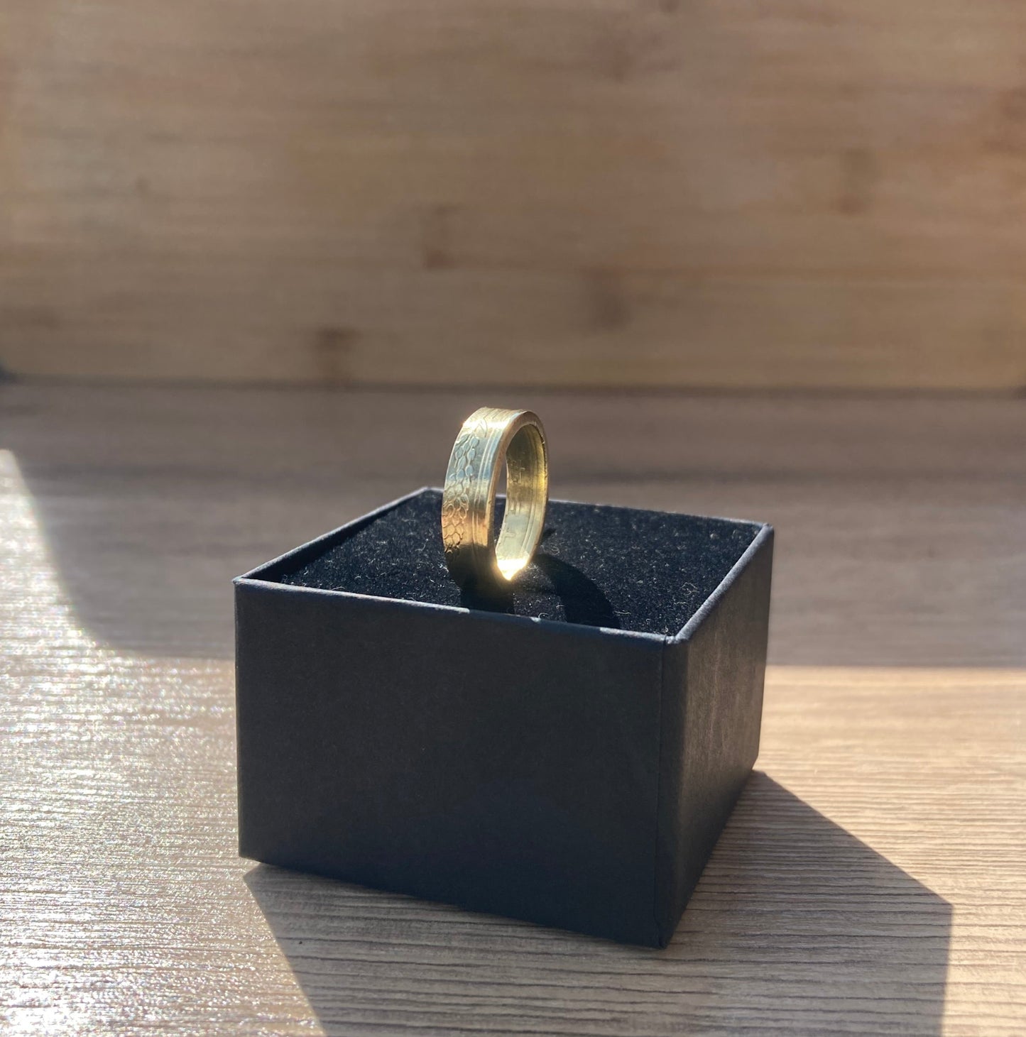 Vintage Japanese Coin Ring | Handforged from a Japanese 5 Yen Coin