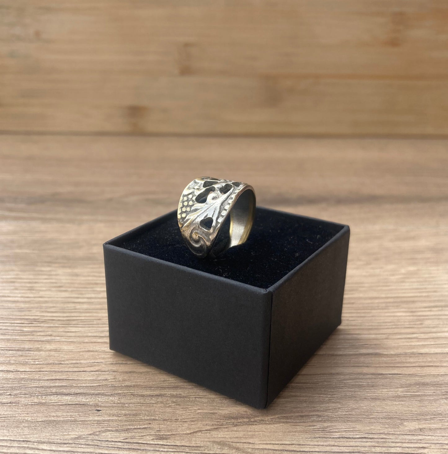 Vintage Handcrafted Spoon Ring - Silver-plated | S&G