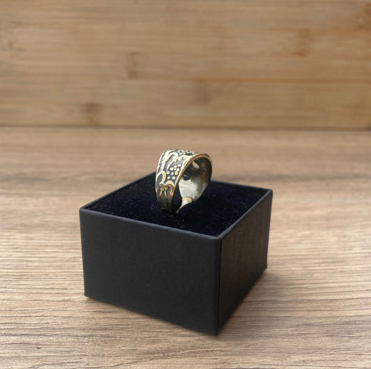 Vintage Handcrafted Spoon Ring - Silver-plated | S&G